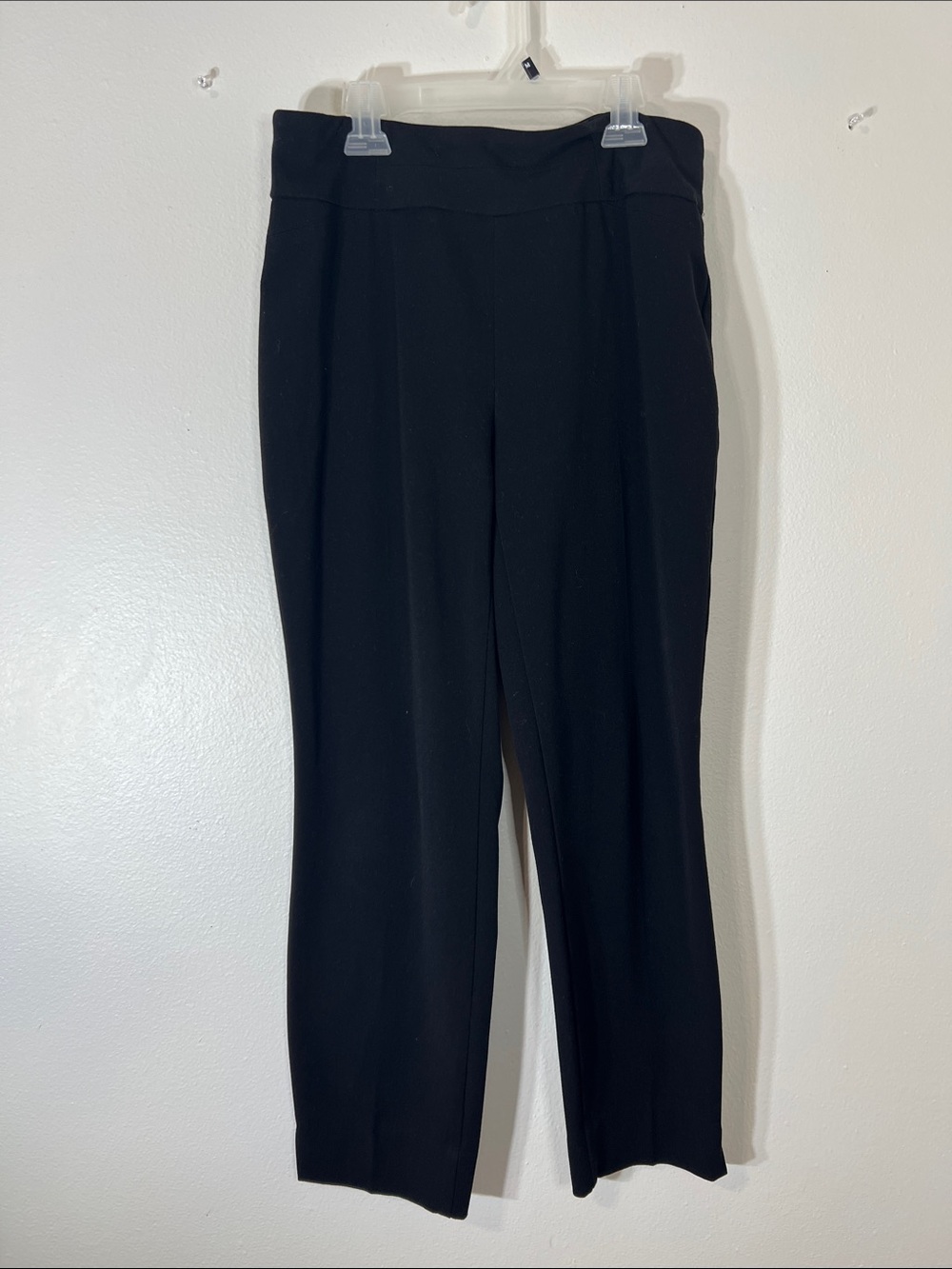 Investments Black Straight-Leg Ponte Pants